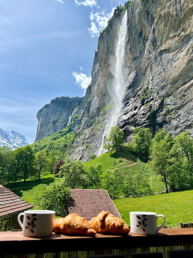 Breathtaking Waterfall Apartment Nr.2 ラウターブルンネン エクステリア 写真